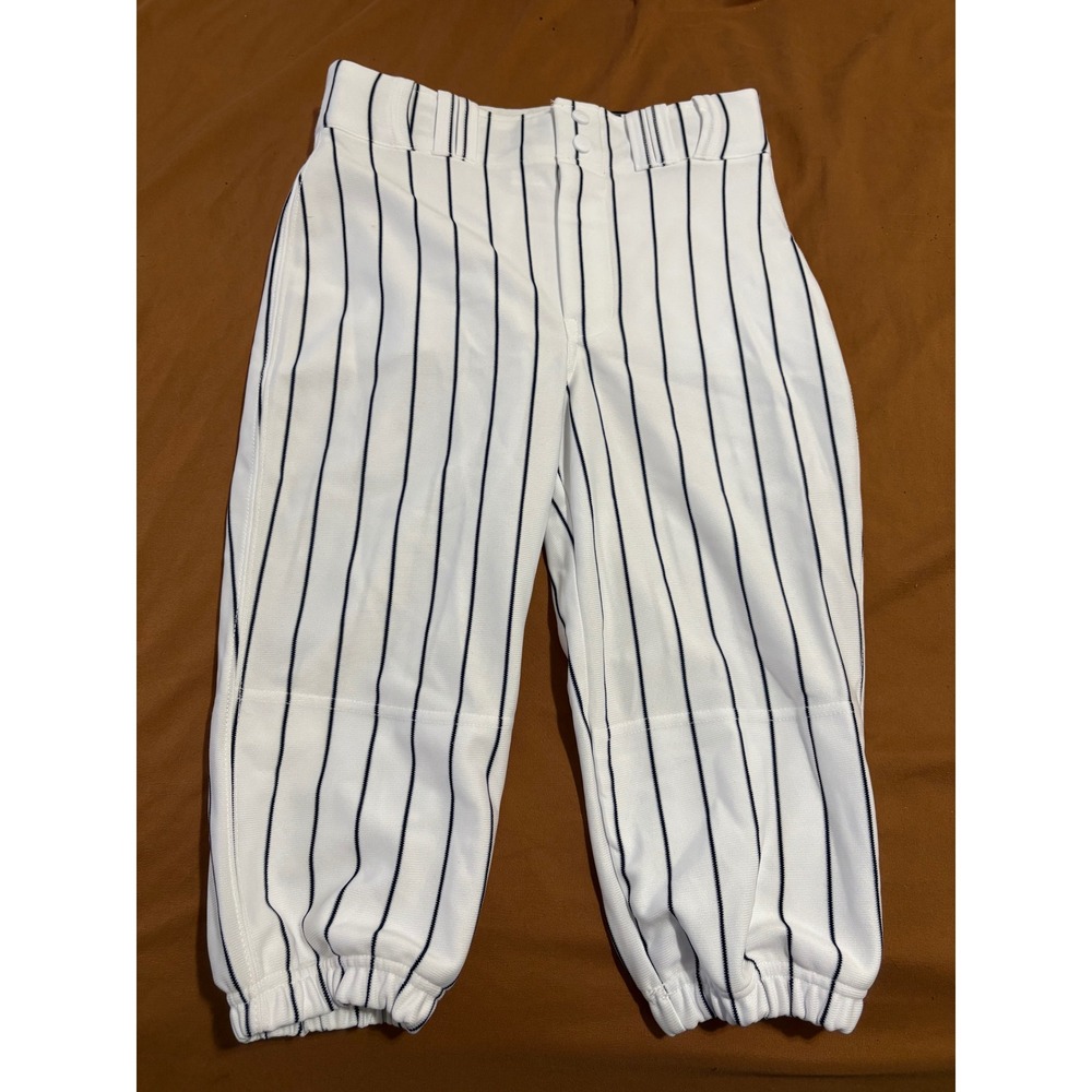 Champro Youth XL Baseball Pants White Navy Pinstripe BPPINKYWNPXL New With Tags